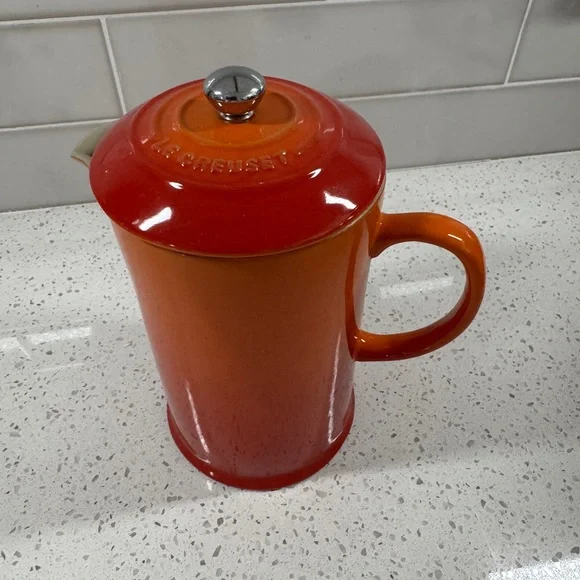 Le Creuset Flame French Press - Picture 1 of 5